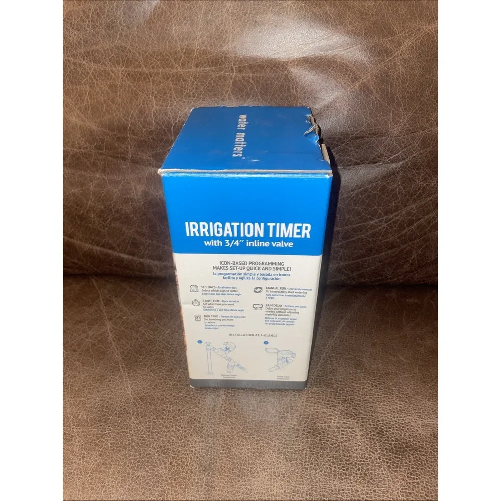 Dig RBC 7000 Battery Powered Irrigation Timer with 3/4 inch Inline Valve